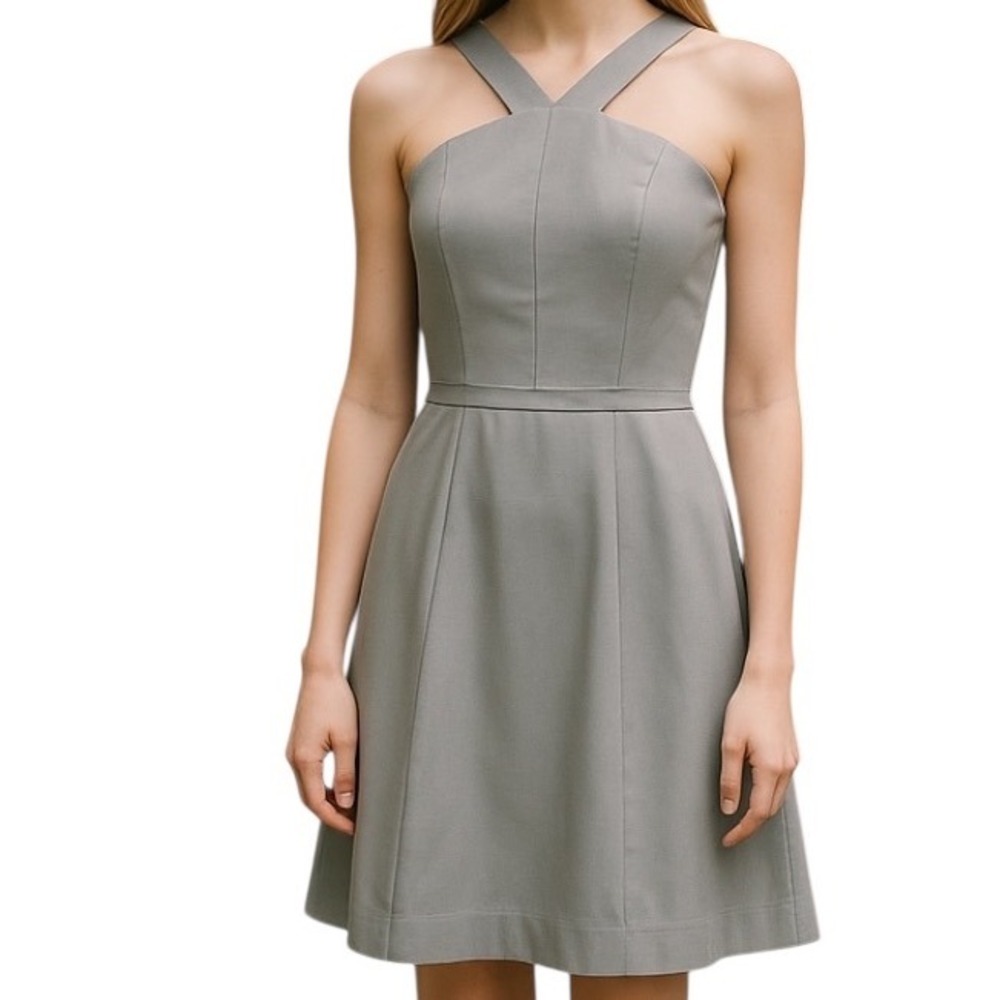 J. Crew Women's Classic‎ Faille Lexie Formal Dress  Gray Size 2 NWT Prom Wedding